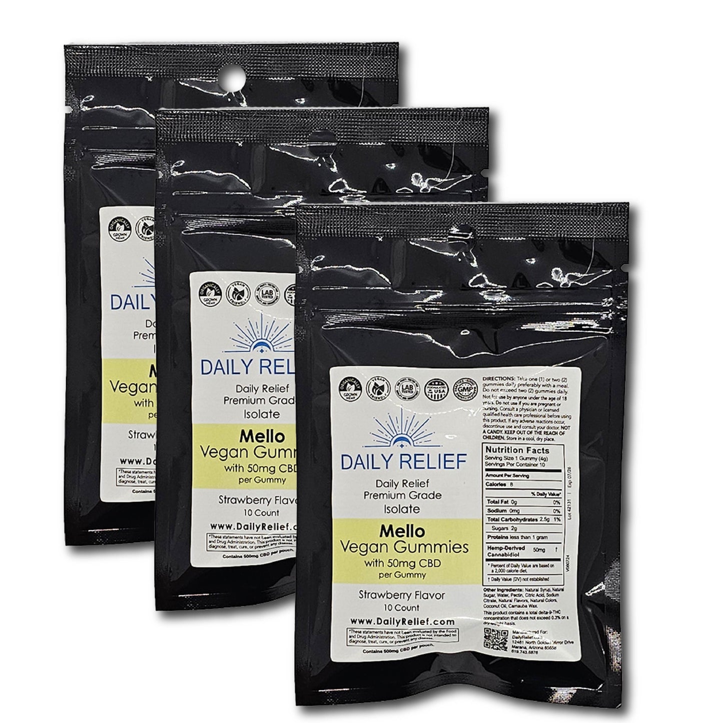 Mello CBD Gummies (3 Pack)