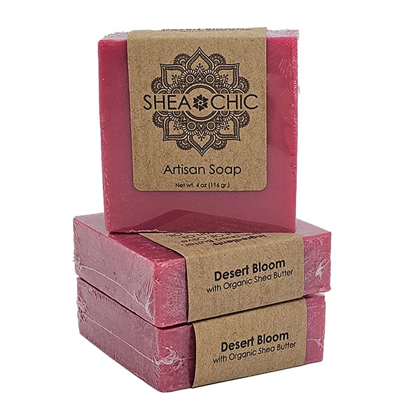 Desert Bloom Shea Butter Soap – Floral & Refreshing Face & Body Bar | SHEA CHIC