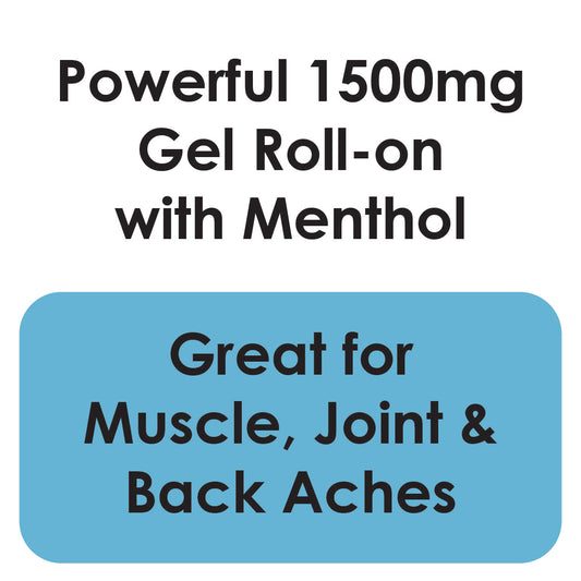 CBD Relief Roll-On Gel – Targeted Cooling Comfort by DAILY RELIEF
