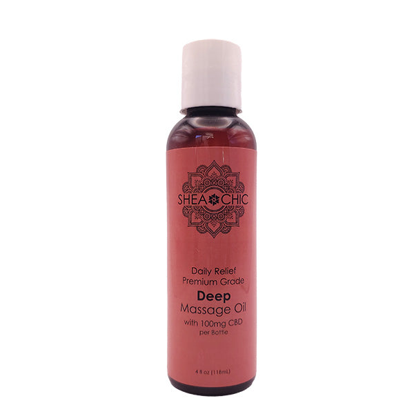 CBD Infused Deep Massage Oil (Now 100mg!)