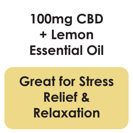 Uplifting CBD Roll-On – 100mg Lemon Essential Oil by DAILY RELIEF