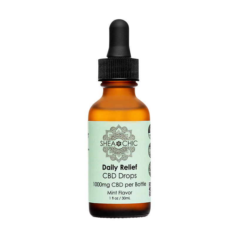 1000mg Daily Relief CBD Drops - Effective Daily Relief Liquid Drops