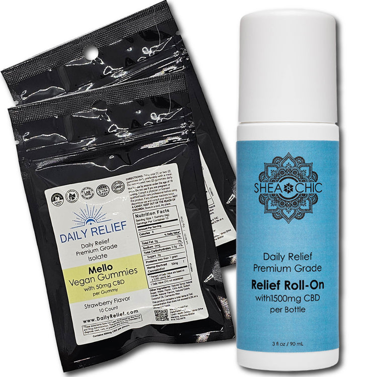 CBD Gummies and Roll-on