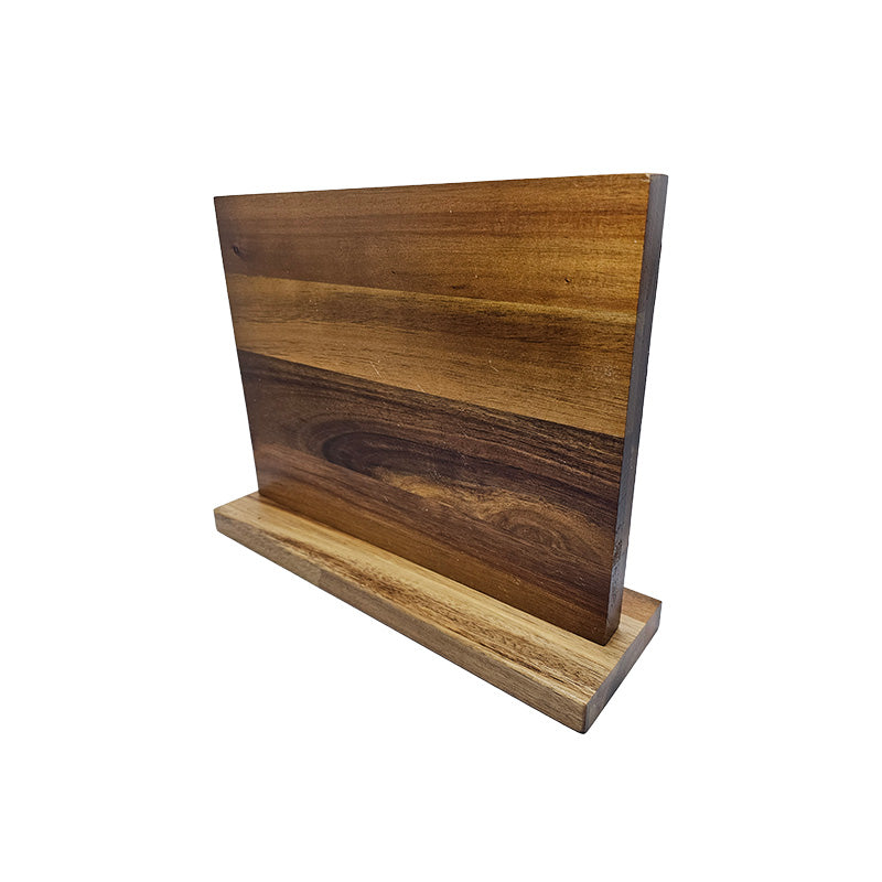 Premium Magnetic Knife Block – Personalized Wood Display for Engraved Knives