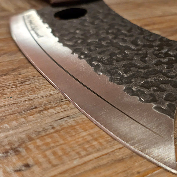 Hand-Forged Tribal Chef’s Cleaver – Personalized Engraved Knife