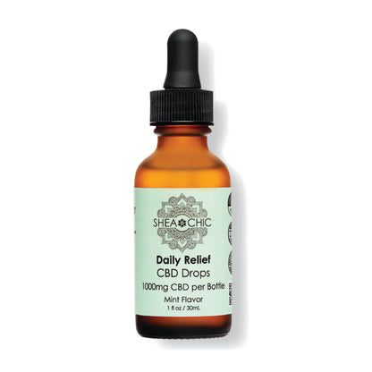 1000mg Daily Relief CBD Drops - Effective Daily Relief Liquid Drops