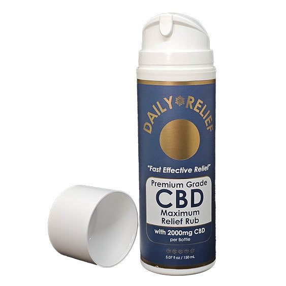 Maximum Relief Rub – Powerful Broad-Spectrum CBD Topical by DAILY RELIEF